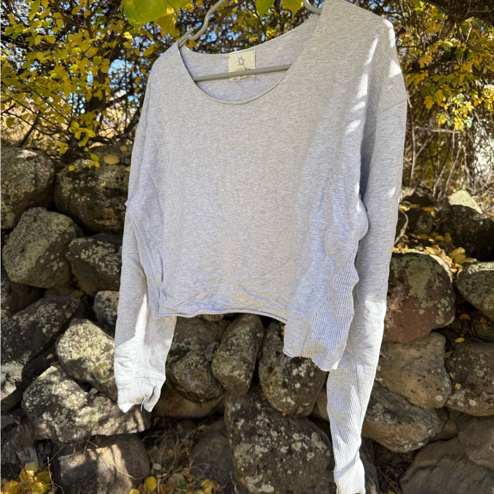 Light Gray Women's Crop Top